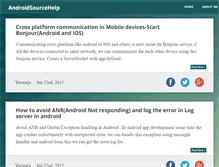 Tablet Screenshot of androidsourcehelp.com